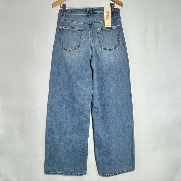 NWT Scotch & Soda The Daze Wide Leg High Rise Jeans in Blue Women’s Size 28 - Picture 7 of 13